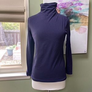 Lysse shapewear turtleneck - deep purple - EUC